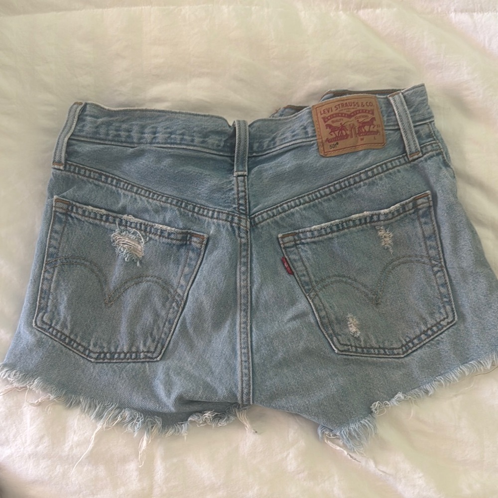 Levi's Women's Light Blue Jean Shorts